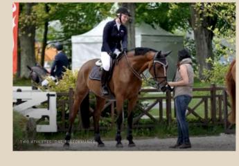 Martina Vihar, young rider and horse